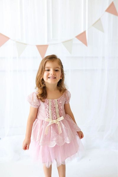 aysskids Rochie Magnolia pentru fete Ocazie specială Nuntă Ziua de naștere