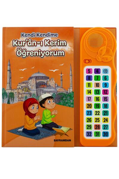Bayramdan Kendi Kendime 10 Saat’de Kuran Öğreniyorum Sesli Cihazlı Kitap Turuncu