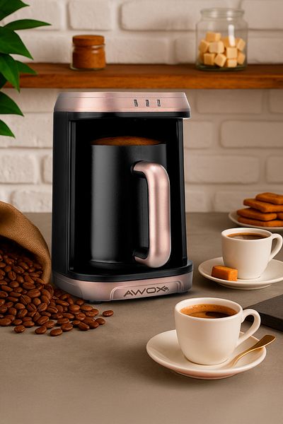 AWOX Rosegold - Blue Kafija Coffee Machine