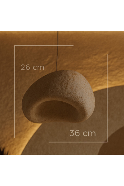 BLANJ COFFEE ROASTERY Stone mushroom avize 35 cm