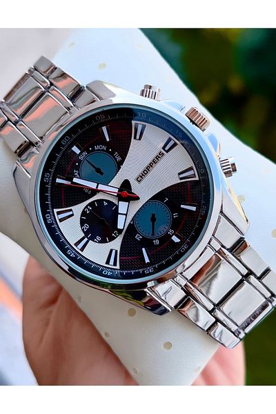 Weluxa Night Visible Phosphorescent Scorpion Yelkovan Silver Color Sports Men's Wrist Watch Suitable for Daily Use