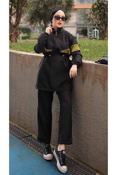 Ryzi Moda Γυναικεία αθλητική φόρμα με φερμουάρ - Σετ δύο