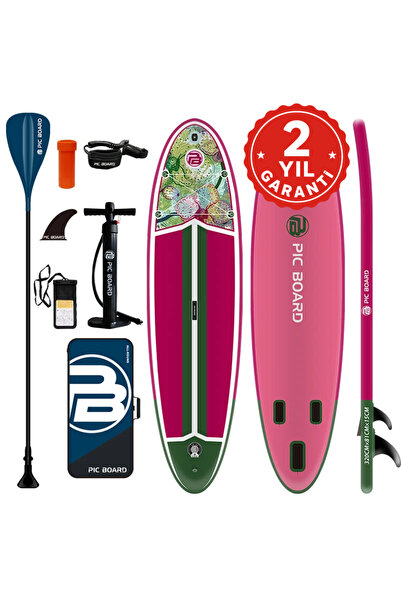lethe boards Lily 3 Finli 320x82x15 cm Şişme Sup Board Full Set Sörf Tahtası ...