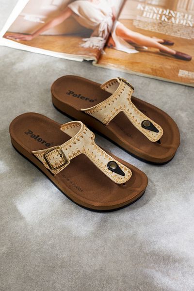 DRY WOOD Flip-flops extra confortabili pentru femei, papuci casual pentru femei, papuci de plajă