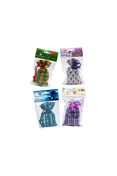 MARCA Saculet parfumat, Portocala, Energy, Pasiune, Lavanda uscata, 4 Buc/set...