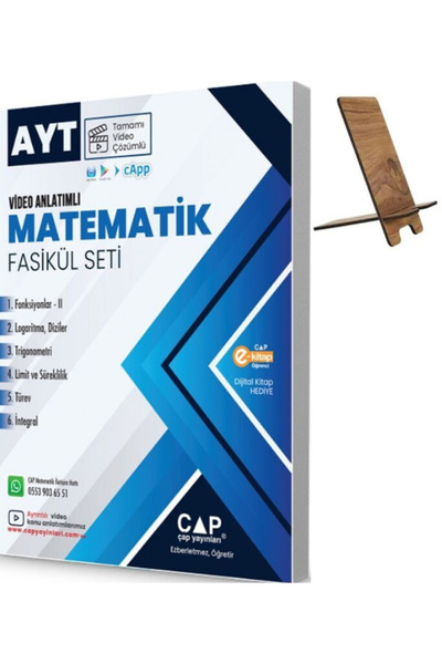 Çap Yayınları Çap AYT Matematik Video Anlatımlı fasikül Seti