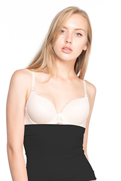 Emay Μαύρος κορσές διπλής μέσης 2025