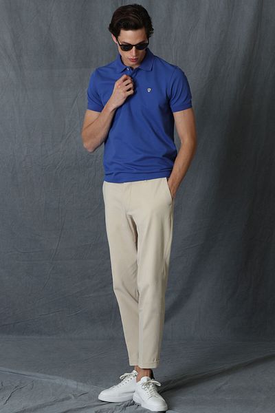 Lufian Ανδρικό αθλητικό μπλουζάκι Laon Polo Neck - Saks