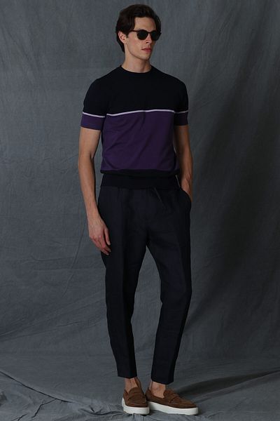 Lufian Random Ανδρικό πουλόβερ Plum