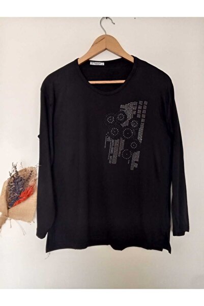 Rumeysa giyim Βισκόζη Κεντημένη με Πέτρα Μητρική Βαμβακερή Υφασμάτωση