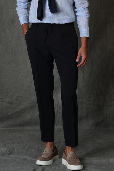 Lufian Παντελόνι Simon Jogger Slim Fit Navy Blue