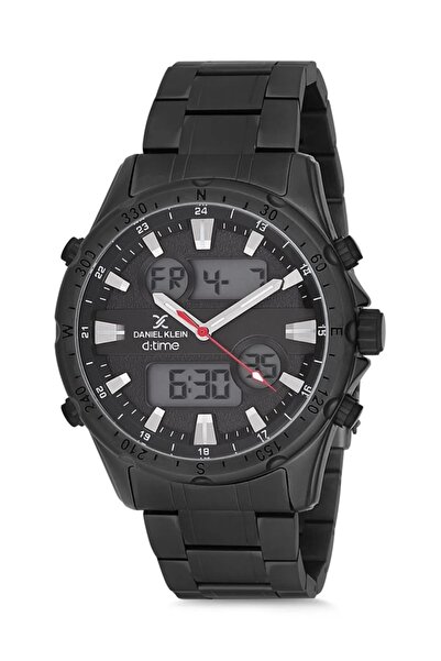 Daniel Klein 8680161840770 Siyah Dijital Analog Erkek Kol Saati