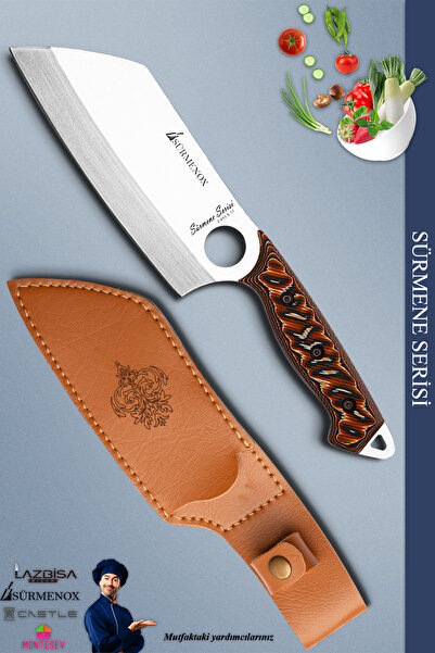 SÜRMENOX Sürmene Serisi Outdoor Bıçak Kamp Bıçağı Mutfak Şef Bıçak Bıçağı Der...