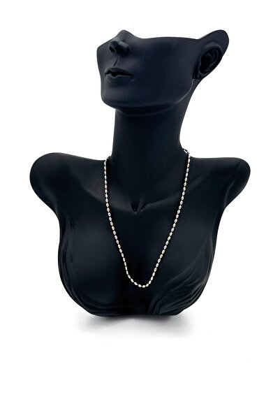 ELİOSA قلادة من الفولاذ الذهبي الفضي غير القابل للتلطيخ بلونين