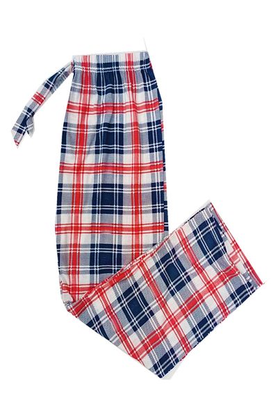 Erdenay Tekstil Plaid Patterned Elastic Waist Pajama Bottom