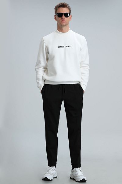 Lufian Мъжки суичър Star Off White