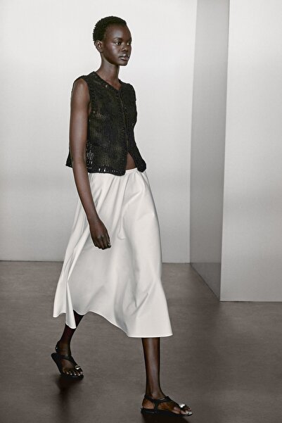 Massimo Dutti İşlemeli triko süveter