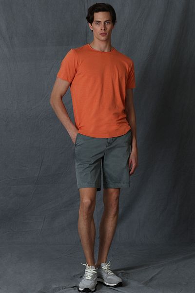 Lufian Ανδρικό σορτς Chino Zegler Sports Slim Fit Green