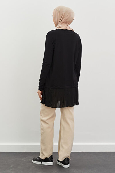 NİSUM MODA Pleated Long Sleeve Tunic Insignia