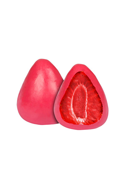 Bolçi ÇİLEK AROMALI BEYAZ ÇİKOLATALI ÇİLEK DRAJE 100 gr