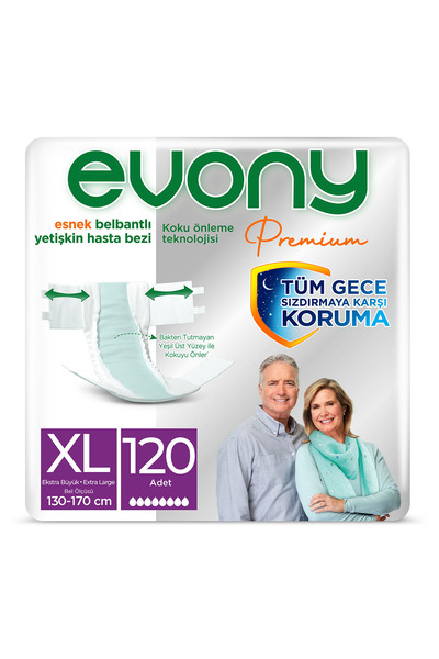 Evony Premium Yetişkin Bezi X-large 120 Adet