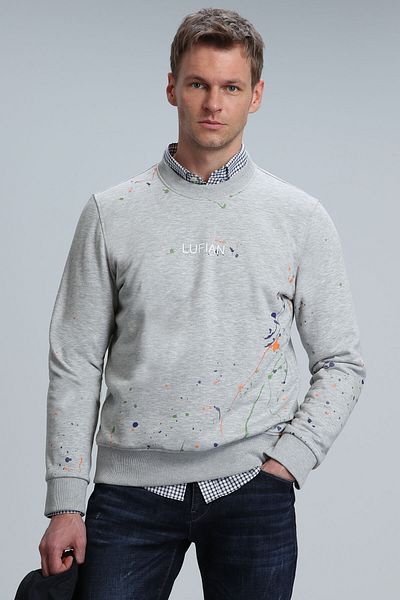 Lufian Alexander Men's Sweatshirt Gray
