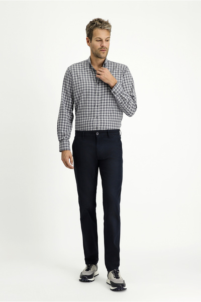 Kiğılı Relaxed Fit Rahat Kesim Likralı Kanvas / Chino Pantolon