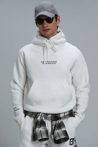 Lufian Мъжки суитшърт Luıs, цвят Off White