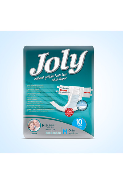 Joly Yetişkin Hasta Bezi Medium 10 Adet