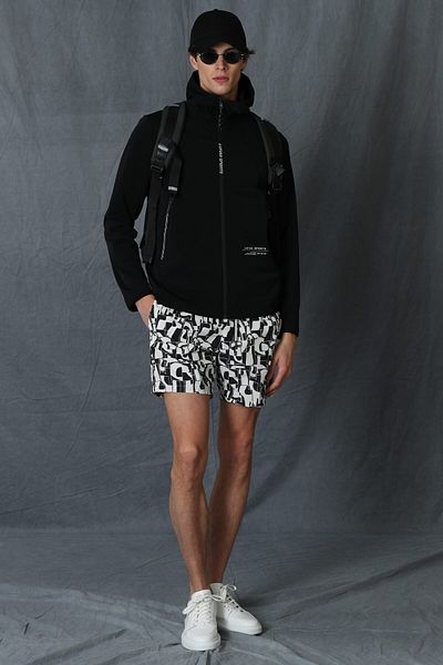 Lufian Art Tracksuit Top Black
