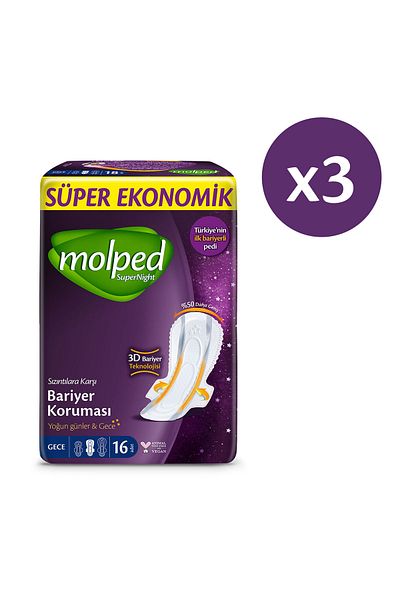 Molped Supernight Night Super Advantage Package 48 Pieces
