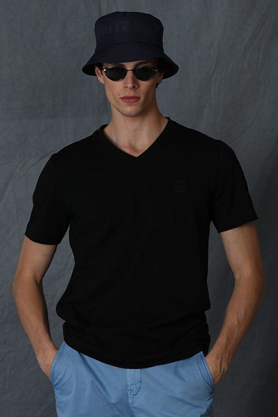 Lufian Tuna Modern Graphic T-Shirt Black