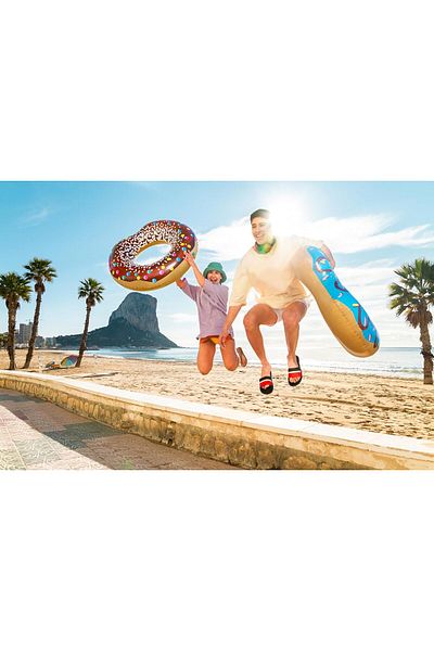 BESTWAY 36118 107cm Donut Sea and Pool Ring Brown-Blue