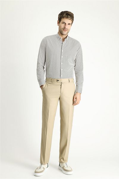 Kiğılı Lycra Slim Fit Classic Fabric Trousers