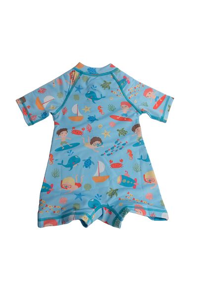 SOLEDA Uv Sun Protection Upf 50 Baby Kids Swimsuit Journey under the Sea