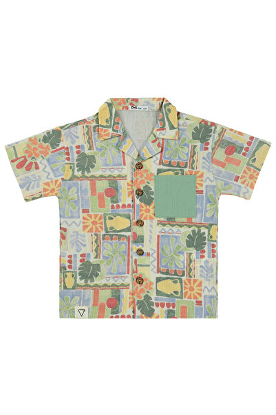 Civil Boys Boy's Shirt 6-9 Years Ecru