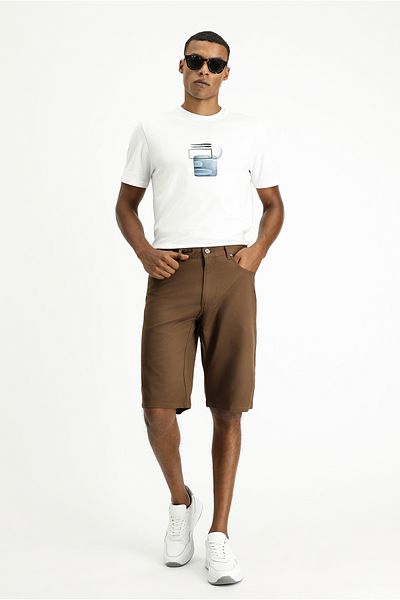 Kiğılı Bermuda Shorts - Cotton