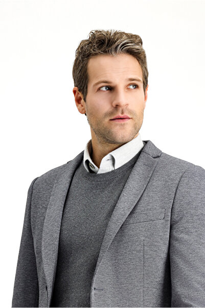 Kiğılı Регулярний крій, класичний візерунок, в'язаний піджак