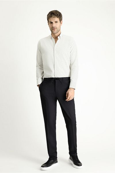Kiğılı Super Slim Fit - Extra Slim Fit Lycra String Fabric Trousers