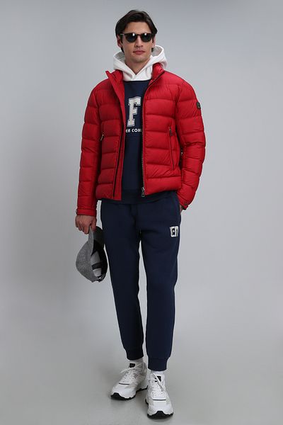 Lufian Ανδρικό παλτό Clow Down Jacket - Κόκκινο