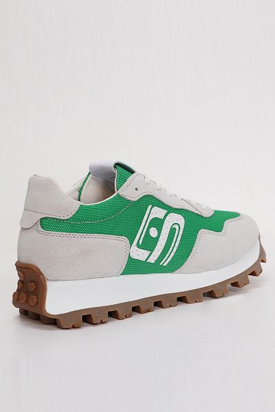 Lufian Ανδρικά δερμάτινα πάνινα παπούτσια Green Arthur