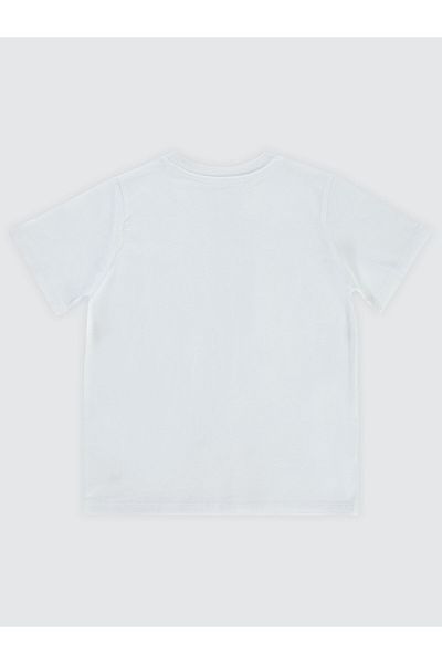 Civil Boys Biały T-shirt dla chłopca w wieku 2–5 lat
