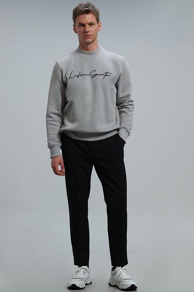 Lufian Lowe Men's Sweatshirt Light Gray