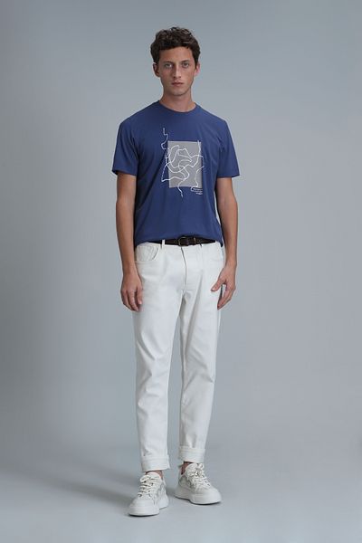 Lufian Nally Modern Graphic T-Shirt Dark Saks