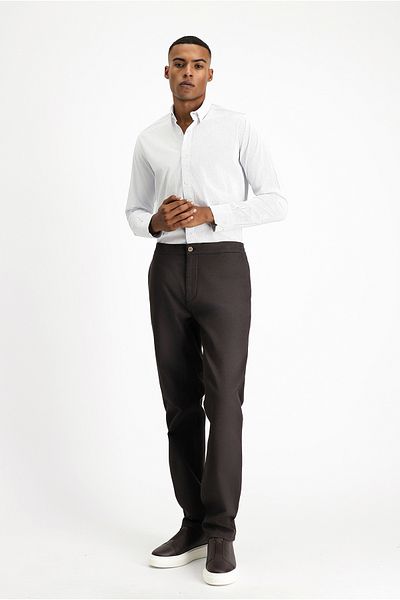 Kiğılı Regular Fit Lycra Canvas / Chino Pants