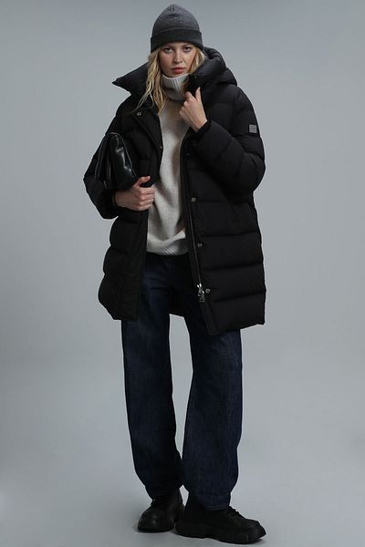 Lufian Palton de damă Olivia Feather Negru