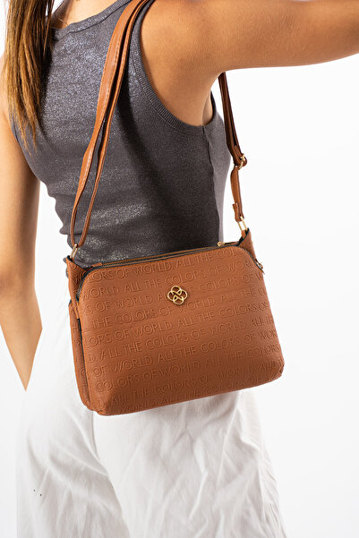 vagues Quality Water Repellent - Text Printed Shoulder Crossbody Bag