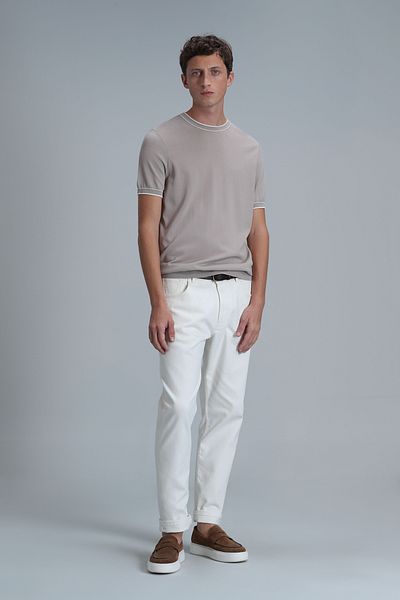 Lufian Ανδρικό πουλόβερ Steve Beige