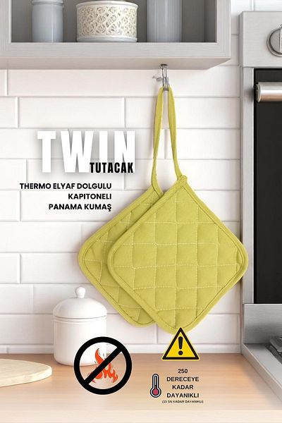 sevilya Twin Heat Resistant Oven Holder (1 Pc)