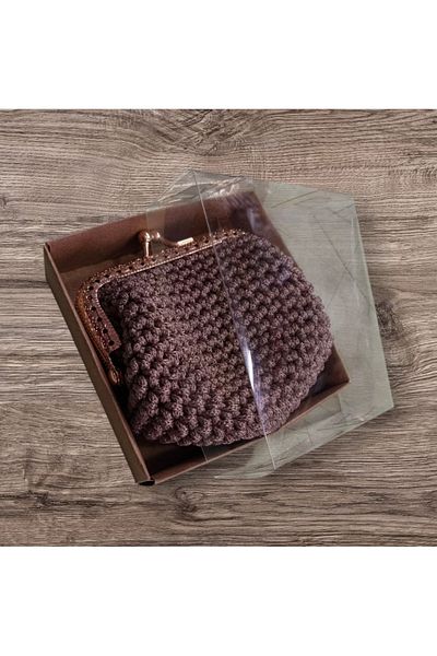 serpildüğme Coin Purse (Mink Color)